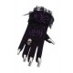 Gloves with long silver nails