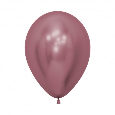 Chrome Reflex Pink Balloon 30cm