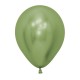 Chrome Reflex Lime Green Balloon 30cm