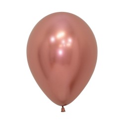 Chrome Reflex Rose Gold Balloon 30cm