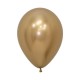 Chrome Reflex Gold Balloon 30cm