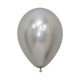 Chrome Reflex Silver Balloon 30cm