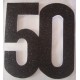 Poly 50th Black 30cm