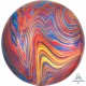 ORB: Colourful Marble Foil Balloon