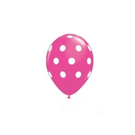 Cerise Polka Dot Balloon - South Africa 