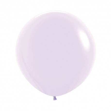 24 inch plain pastel lilac balloon
