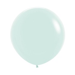 24 inch plain pastel green balloon