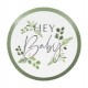 Botanical Baby party plates | Baby Shower party supplies 