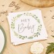 Botanical Baby paper serviettes | Baby Shower party supplies 