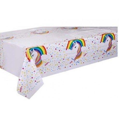 Rainbow Unicorn tablecloth 