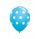 Light Blue Polka Dot Balloons