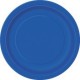 Plain Royal Blue Lunch Plates