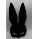 Satin black rabbit mask | Halloween party supplies South Africa 