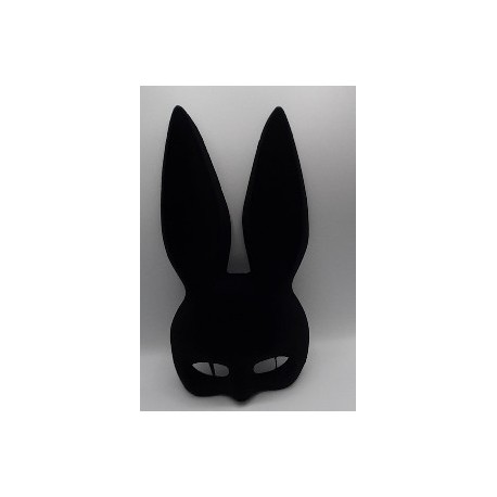 Satin black rabbit mask | Halloween party supplies South Africa 