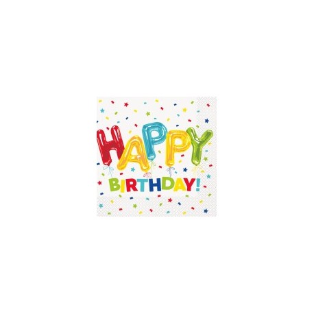 Happy Balloon Birthday serviettes | Party Supplies South Africa