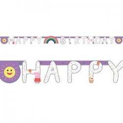 Peppa Pig Happy Birthday Banner