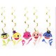 Baby Shark Swirl Decorations (5pcs)