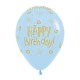 Sunshine Blue Latex Balloon 30cm