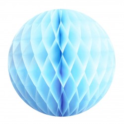 Pastel Blue Honeycomb Ball