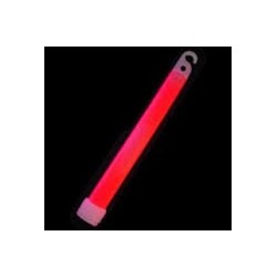 6" Glow Whistle Stick - Red