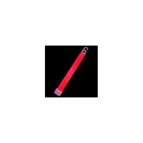 6" Glow Whistle Stick - Red