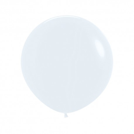 24 inch Plain White Balloon