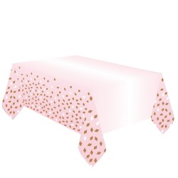 Rose Gold Paper Tablecloth