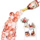 Rose Gold Champagne Spill Balloon Arch Kit 