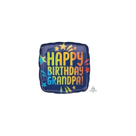 Happy Birthday Grandpa Foil Balloon 