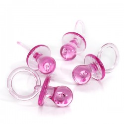 Pink Pacifiers (Ipack of 18)