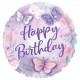 18" Flutter Happy Birthday Foil Balloon