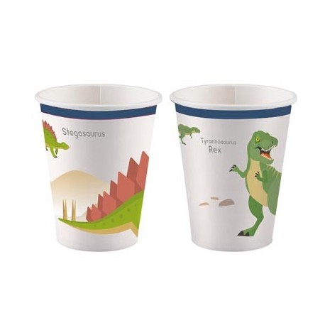 Dinosaur Cups (pack of 8)
