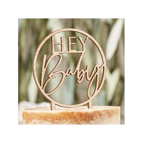 Botanical Baby - Cake Topper| Baby Shower party supplies 
