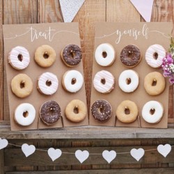Rustic Country Donut Wall