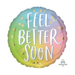 18" Feel Better Soon Foil balloon