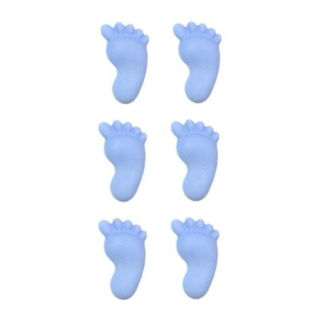 Bue Baby Feet Decorations (12pcs)