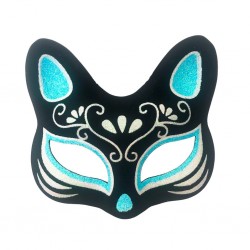 Colourful cat mask