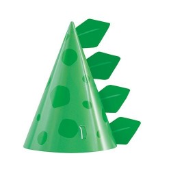 Blue and Green Dinosaur Party Hats 