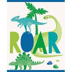 Blue and Green Dinosaur Party Bags