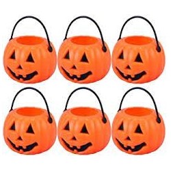Mini pumpkin buckets | Halloween party supplies 