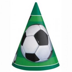 Soccer Party Hats (pack of 8)