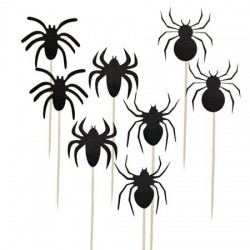 Halloween Spider Cupcake Sticks (5pcs)