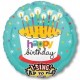 SATB: Sing a Tune Birthday Candles Foil balloon