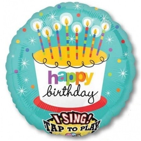 SATB: Sing a Tune Birthday Candles Foil balloon