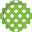 Lime Green Dots Party Supplies